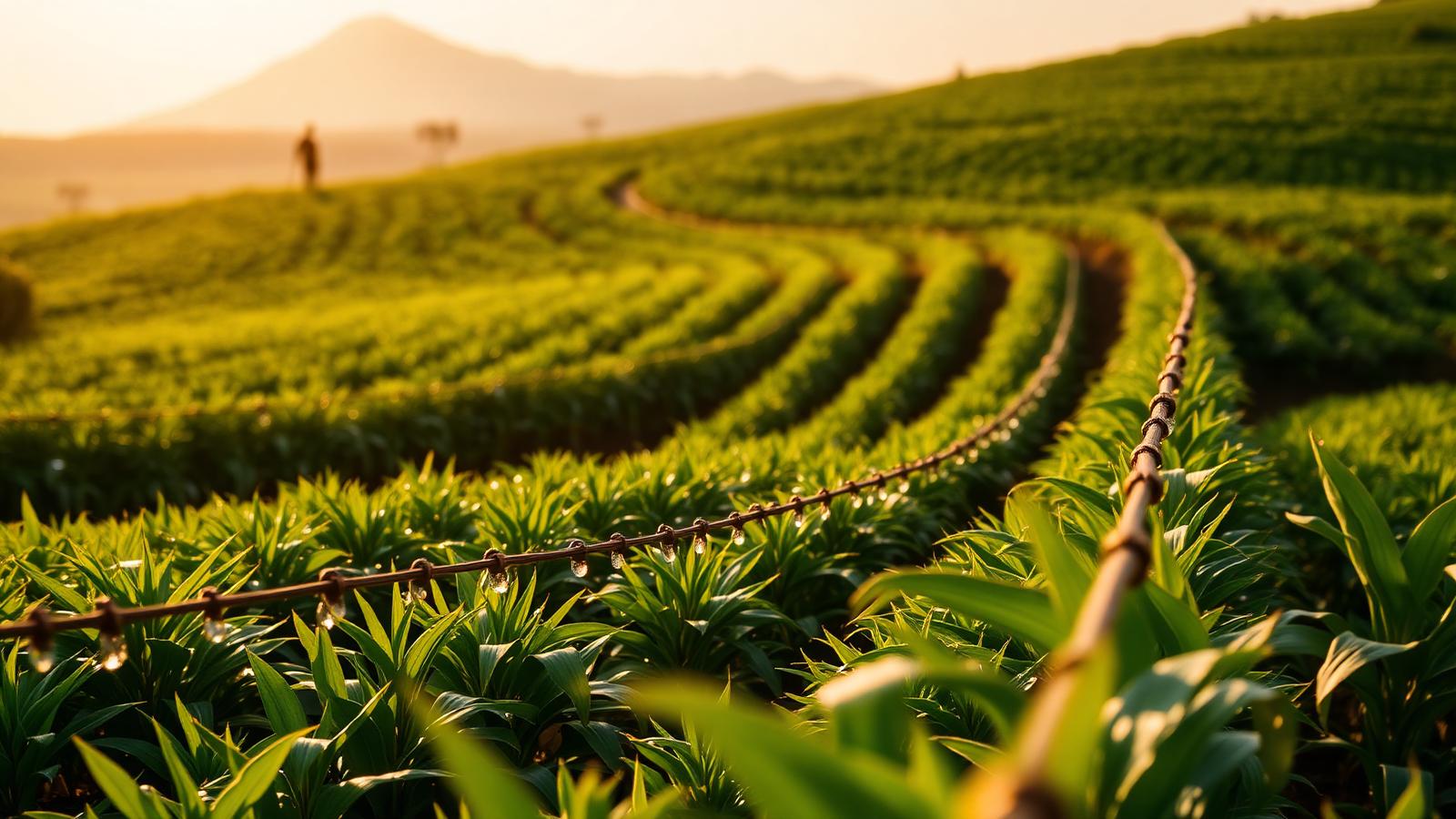Shamba la kisasa Tanzania lenye mfumo wa umwagiliaji